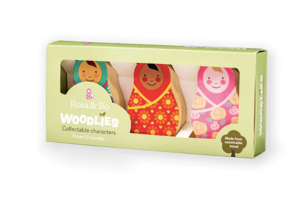 Collectable Woodlies - Rosa, Penny and Flo