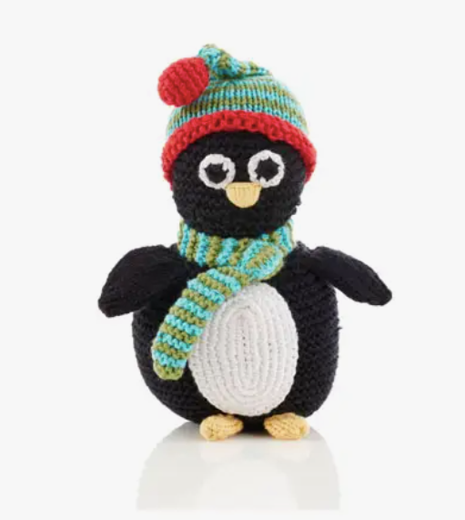 Penguin Rattle - Knitted
