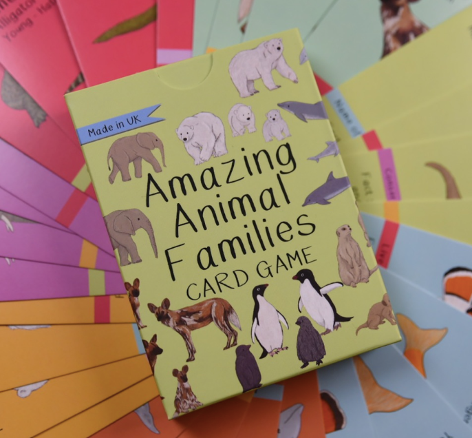 Amazing Animal Families Card Game