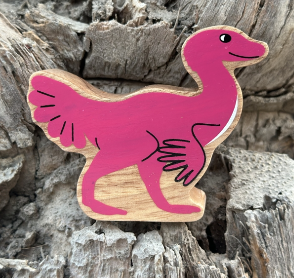 Natural Pink Caudipteryx
