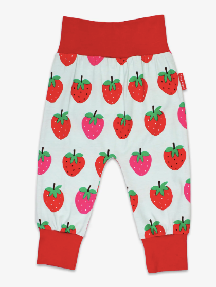 Strawberry Print Yoga Pants