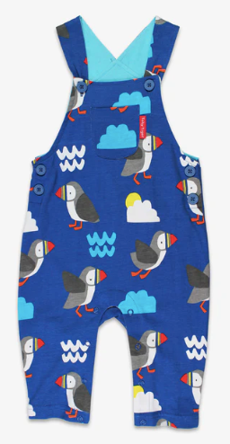 Puffin Print Dungarees