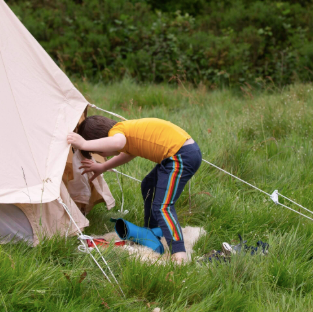 Navy Rainbow Joggers