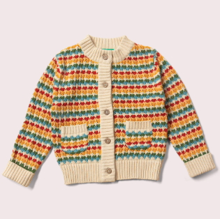From One To Another Rainbow Days Knitted Cardigan