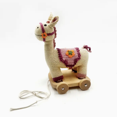 2 In 1 Horse Crochet Pull Along