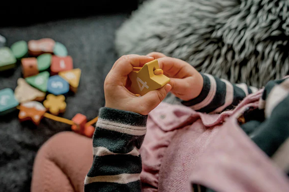 Woodland Animal Threading Toy