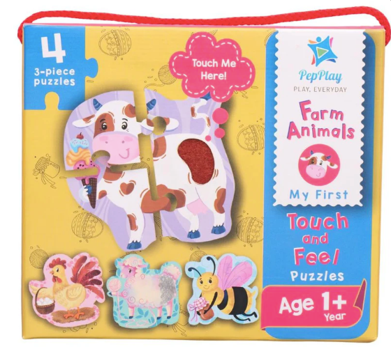 Touch and Feel Puzzles - Farm Animals