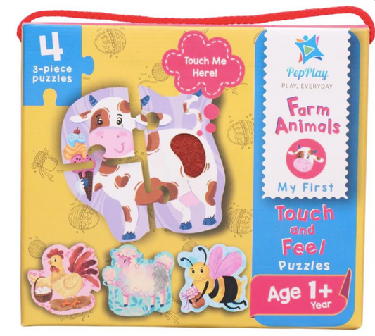 Touch and Feel Puzzles - Farm Animals
