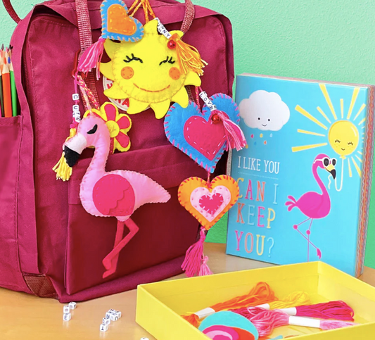 Deco Backpack Charms Felt Art Set