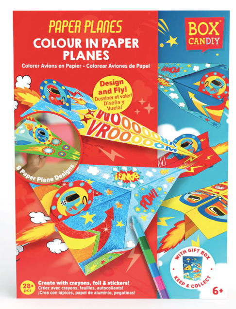 Paper Planes - 20 Planes to Colour and Decorate