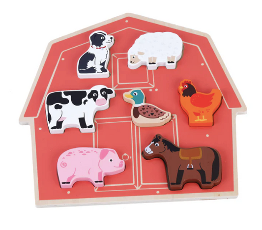 Chunky Farm Shaped Puzzle
