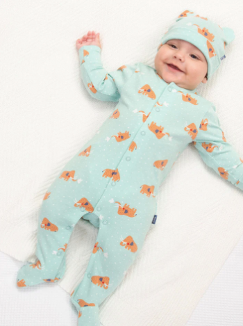 Woolly And Dove Sleepsuit