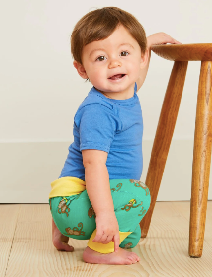 Blue Short Sleeve Baby Body