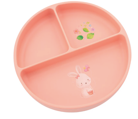 Silicone 3-Section Suction Plate