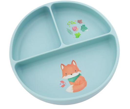 Silicone 3-Section Suction Plate