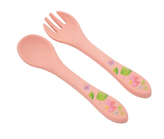 Silicone Spoon and Fork Set