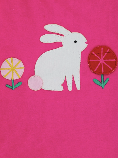 Bunny Applique Lift The Flap T-Shirt