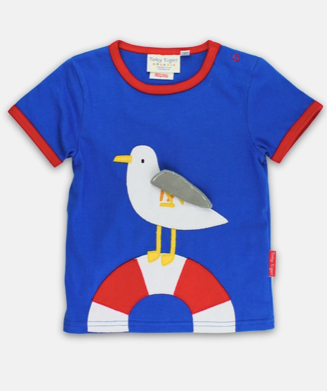 Seagull Applique Lift The Flap T-Shirt