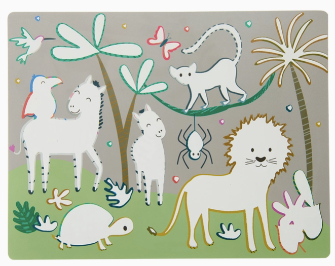 Magic Water Placemats - Jungle