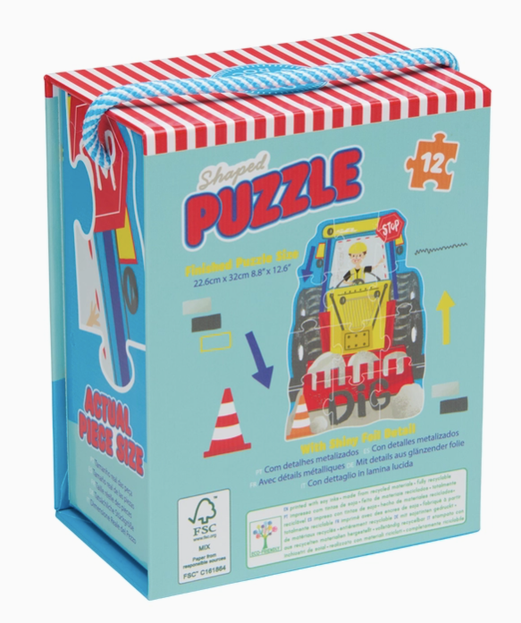 Construction Shaped Puzzle - 12 Piece