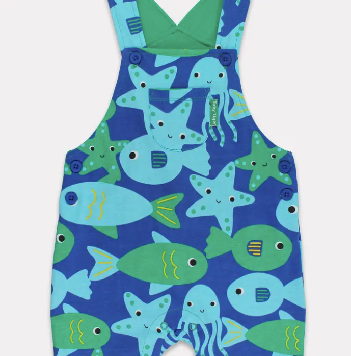 Sea Creature Dungaree Shorts