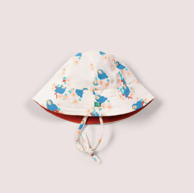 Bluebirds Reversible Sunhat