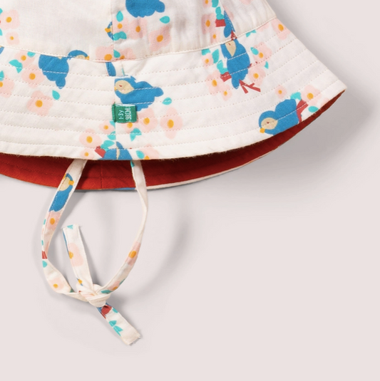 Bluebirds Reversible Sunhat