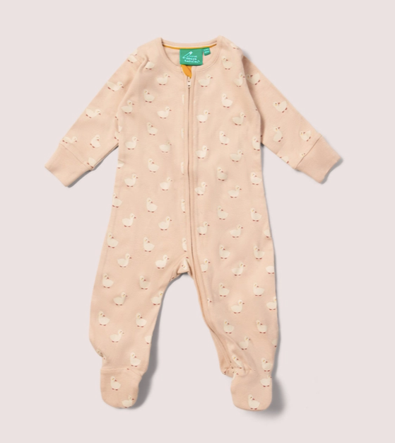 Puddle Ducks Zip Babygrow