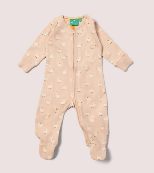 Puddle Ducks Zip Babygrow