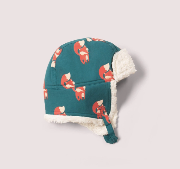 Red Foxes Sherpa Hat