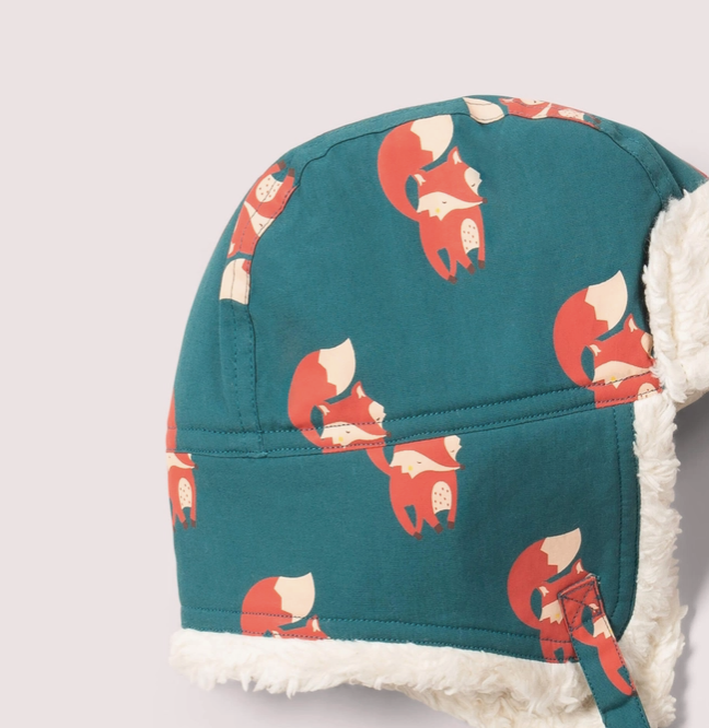 Red Foxes Sherpa Hat