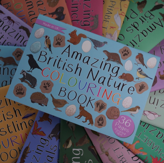 Amazing British Nature Colouring Book