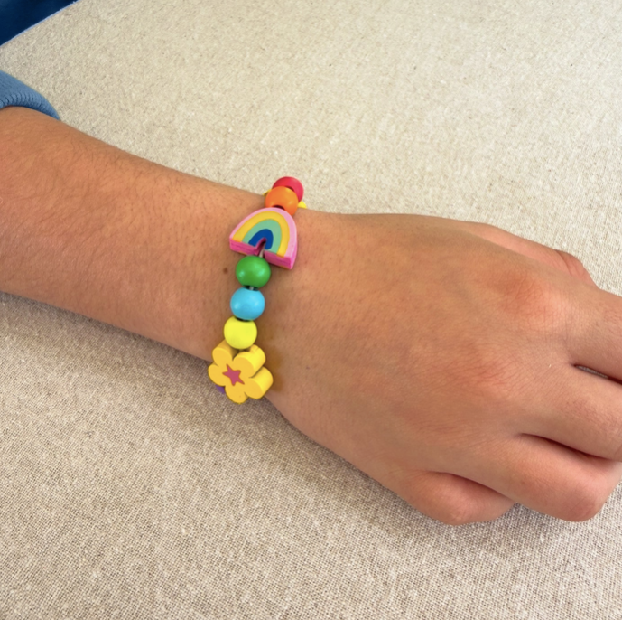 Rainbow Bead Bracelet Kit