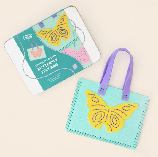 Stitch Your Own Butterfly Felt Bag Kit