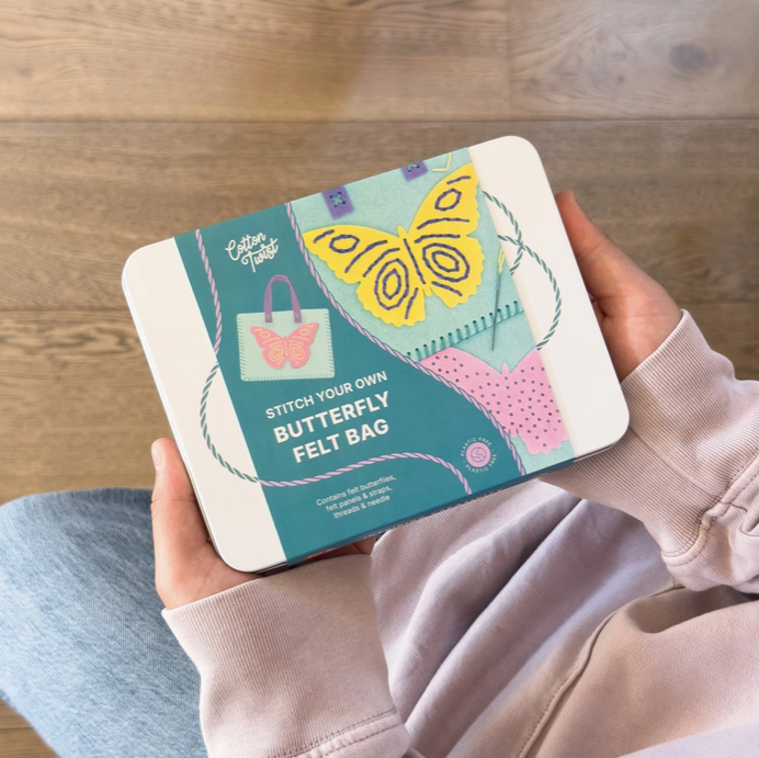 Stitch Your Own Butterfly Felt Bag Kit