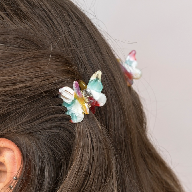 Mini Butterfly Hair Claw Clips - Fairies In The Garden