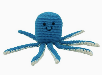 Blue Octopus Rattle