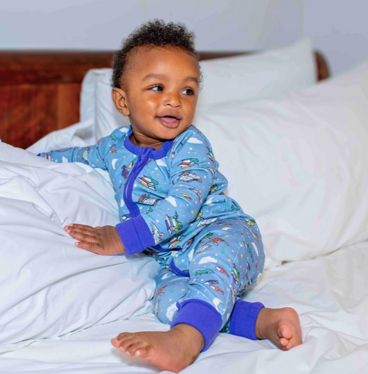 Roald Dahl X Duck Zebra 'Storytime' Sleepsuit