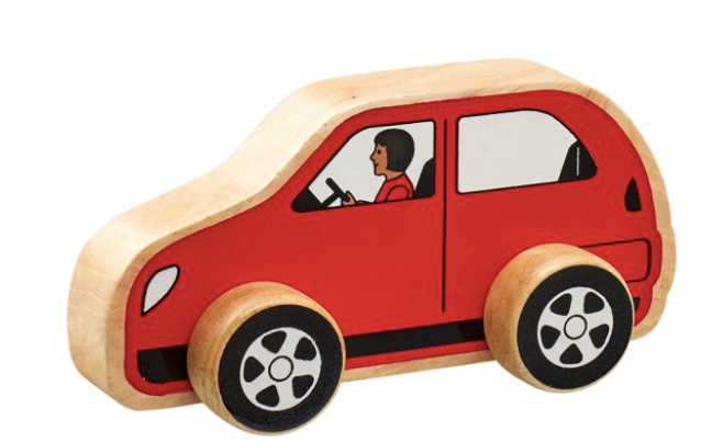 Red Car Push Along
