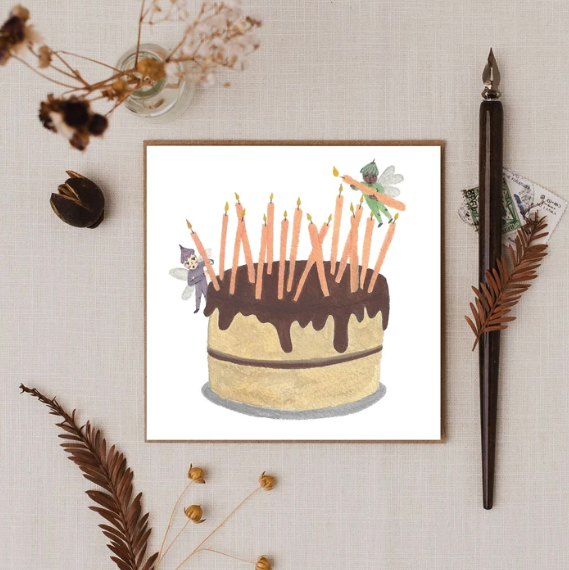 Greetings Card: Too Many Candles