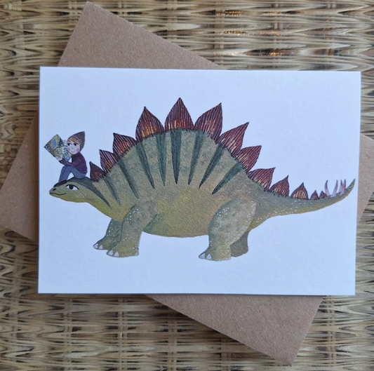 Greetings Card: Stegosaurus
