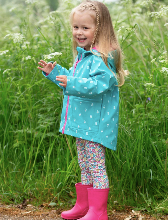 Daisy Dot Splash Coat