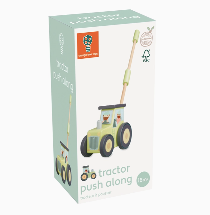 Boxed Tractor Push Along