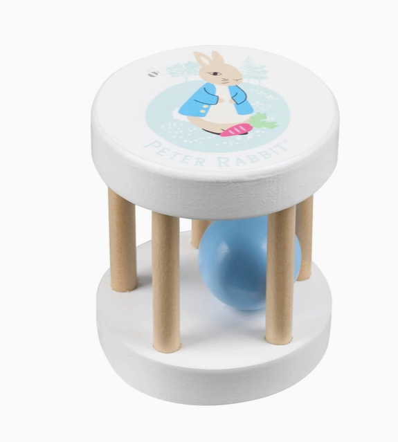 Peter Rabbit Wooden Roller Rattle