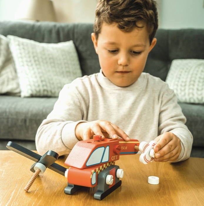 Buildable Helicopter