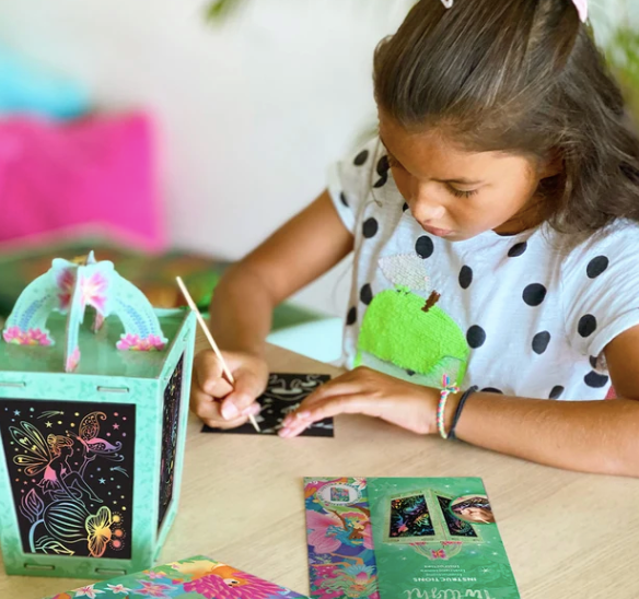 Twilight Fairy Lantern Scratch Art Set