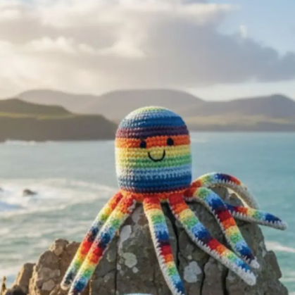 Bright Octopus Rattle