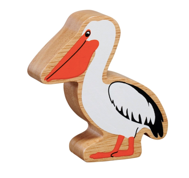 White and Orange Pelican
