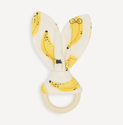 Banana Print Baby Teething Ring