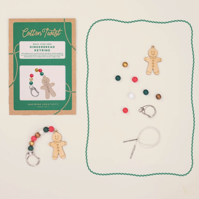 Make Your Own Gingerbread Keyring